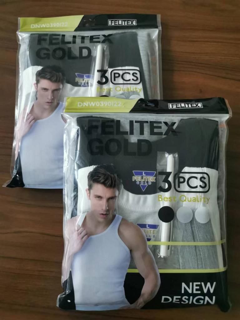 3 in 1 coloured male singlet